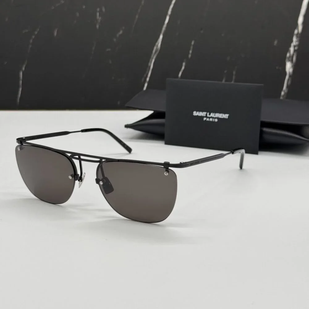 NEW SAINT LAURENT SL600 001 BLACK UNISEX SUNGLASSES SAINT LAURENT SL600 001